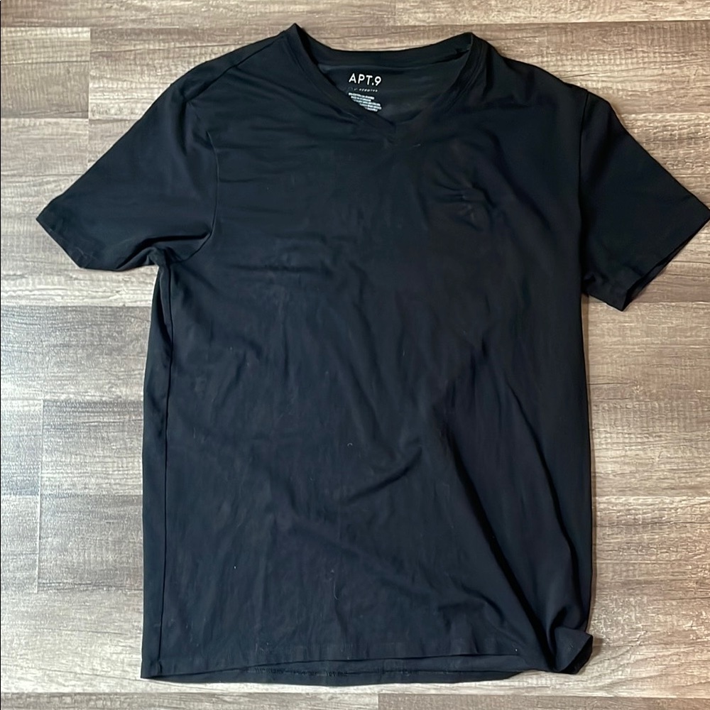 Apt. 9 Black Short Sleeve Tee